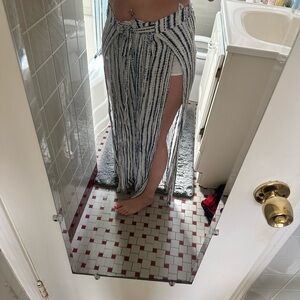 Flare Pants with side opening